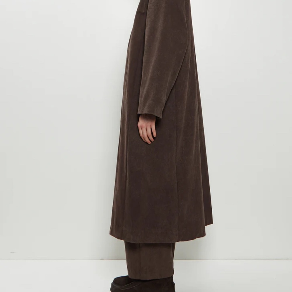 Lauren Manoogian Canvas Car Coat in Soil - Picture 2 of 10